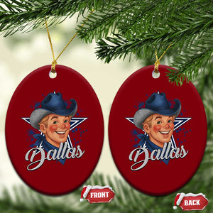 DFC Game Day Ceramic Ornament Funny Blue Star Sport Fan Football Game TS11 Print Your Wear