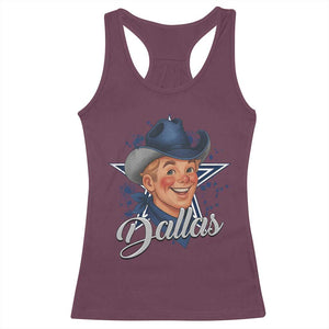 DFC Game Day Racerback Tank Top Funny Blue Star Sport Fan Football Game TS11 Maroon Print Your Wear