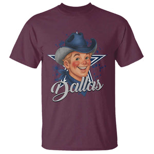 DFC Game Day T Shirt Funny Blue Star Sport Fan Football Game TS11 Maroon Print Your Wear