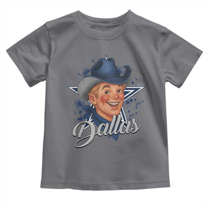 DFC Game Day Toddler T Shirt Funny Blue Star Sport Fan Football Game TS11 Charcoal Print Your Wear