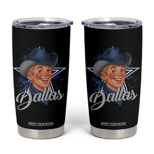 DFC Game Day Tumbler Cup Funny Blue Star Sport Fan Football Game TS11 Black Print Your Wear