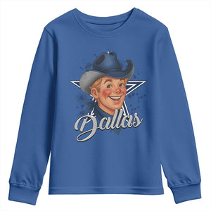 DFC Game Day Youth Sweatshirt Funny Blue Star Sport Fan Football Game TS11 Royal Blue Print Your Wear