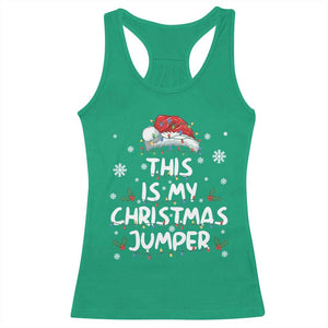 Funny British Christmas Racerback Tank Top This Is My Christmas Jumper TS11 Irish Green Print Your Wear