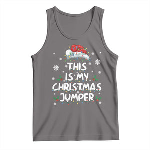 Funny British Christmas Tank Top This Is My Christmas Jumper - Print Your Wear