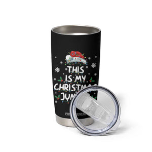 Funny British Christmas Tumbler Cup This Is My Christmas Jumper TS11 Print Your Wear