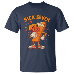 Funny Sick Seven 67 Meme T Shirt Six Seven Wordplay TS11 Navy Print Your Wear
