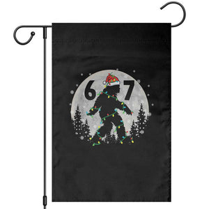 Funny Bigfoot 67 Christmas Night Stroll Moon Sasquatch Garden Flag TS11 Black Print Your Wear