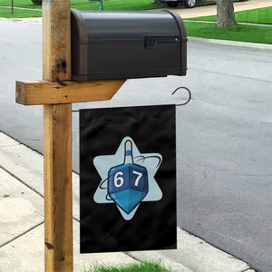 Funny Hanukkah 67 Garden Flag Six Seven Meme Dreidel Star Of David TS11 Print Your Wear