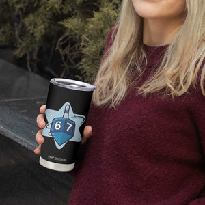 Funny Hanukkah 67 Tumbler Cup Six Seven Meme Dreidel Star Of David TS11 Print Your Wear