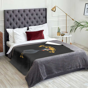 Funny F Caw F Guinea Fowl Throw Blanket Cartoon Guinea Bird Poultry Humor TS11 Print Your Wear