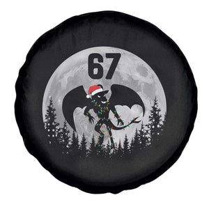Funny Jersey Devil 67 Christmas Santa Hat Moon Night Stroll Spare Tire Cover TS11 Print Your Wear