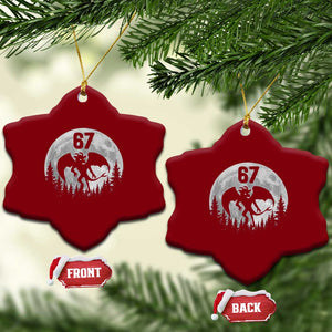 Funny Jersey Devil 67 Moon Night Stroll Ceramic Ornament TS11 Print Your Wear