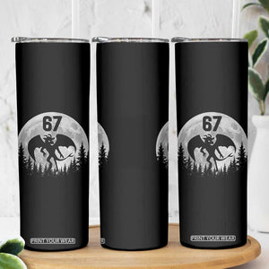 Funny Jersey Devil 67 Moon Night Stroll Skinny Tumbler TS11 Print Your Wear