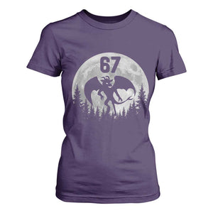 Funny Jersey Devil 67 Moon Night Stroll T Shirt For Women TS11 Purple Print Your Wear