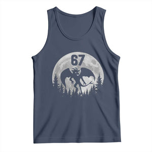 Funny Jersey Devil 67 Moon Night Stroll Tank Top TS11 Navy Print Your Wear