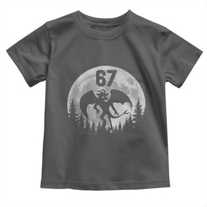 Funny Jersey Devil 67 Moon Night Stroll Toddler T Shirt TS11 Dark Heather Print Your Wear