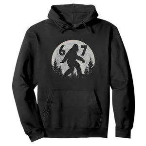 Funny Bigfoot 67 Night Stroll Moon Sasquatch Hoodie TS11 Black Print Your Wear
