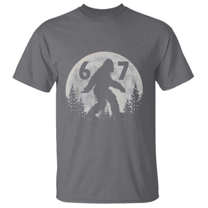 Funny Bigfoot 67 Night Stroll Moon Sasquatch T Shirt TS11 Charcoal Print Your Wear