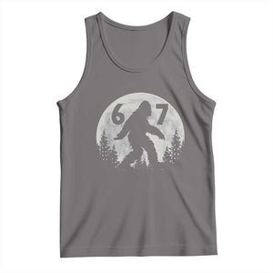 Funny Bigfoot 67 Night Stroll Moon Sasquatch Tank Top - Print Your Wear