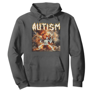 Funny Autism Skeleton Meme Hoodie Oddly Specific Dank Meme TS11 Dark Heather Print Your Wear
