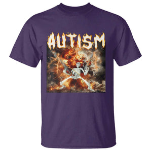 Funny Autism Skeleton Meme T Shirt Oddly Specific Dank Meme TS11 Purple Print Your Wear