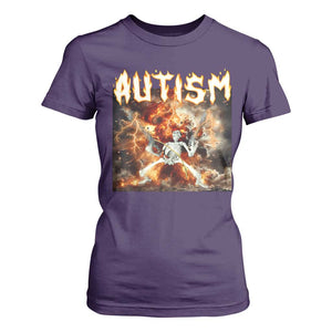 Funny Autism Skeleton Meme T Shirt For Women Oddly Specific Dank Meme TS11 Purple Print Your Wear