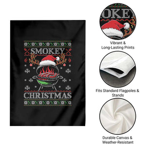 Funny Smokey Christmas Grilling Garden Flag BBQ Meat Father's Day TS11 Print Your Wear