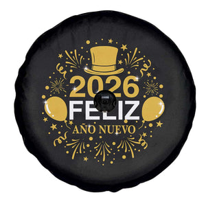 Spanish Mexican New Year 2026 Spare Tire Cover Feliz Ano Nuevo NYE Party TS11 Print Your Wear