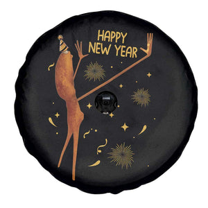 Funny Marcus The Worm New Year Spare Tire Cover Happy New Year NYE Party Firework TS11 Print Your Wear