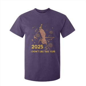 Funny Marcus The Worm New Year T Shirt For Kid 2025 I Dont Like This Year Fireworks NYE Party TS11 Purple Print Your Wear