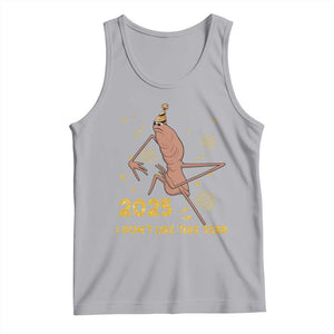 Funny Marcus The Worm New Year Tank Top 2025 I Dont Like This Year Fireworks NYE Party TS11 Athletic Heather Print Your Wear