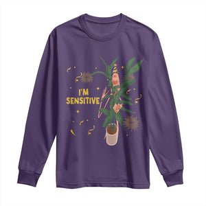 Funny Marcus The Worm New Year Long Sleeve Shirt I Am Sensitive NYE Party Firework TS11 Purple Print Your Wear