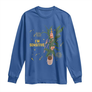 Funny Marcus The Worm New Year Long Sleeve Shirt I Am Sensitive NYE Party Firework TS11 Royal Blue Print Your Wear