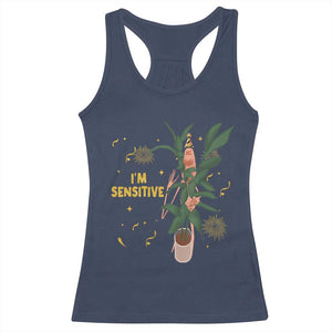 Funny Marcus The Worm New Year Racerback Tank Top I Am Sensitive NYE Party Firework TS11 Navy Print Your Wear