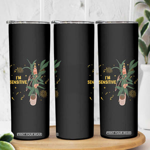 Funny Marcus The Worm New Year Skinny Tumbler I Am Sensitive NYE Party Firework TS11 Print Your Wear