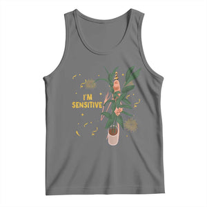 Funny Marcus The Worm New Year Tank Top I Am Sensitive NYE Party Firework TS11 Black Heather Print Your Wear