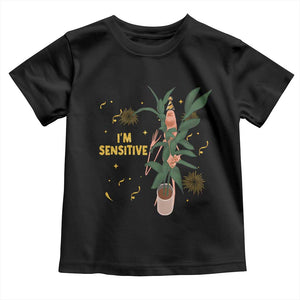 Funny Marcus The Worm New Year Toddler T Shirt I Am Sensitive NYE Party Firework TS11 Black Print Your Wear