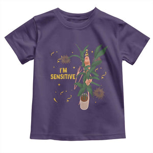 Funny Marcus The Worm New Year Toddler T Shirt I Am Sensitive NYE Party Firework TS11 Purple Print Your Wear