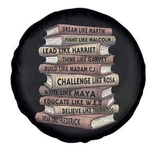 Black History Month African American Leaders Teacher Book Lover Spare Tire Cover TS11 Print Your Wear