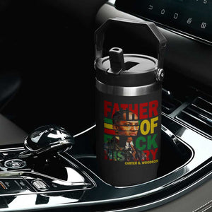 Carter G Woodson Flip Straw Tumbler Father Of Black History Month TS11 Print Your Wear