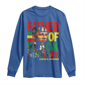 Carter G Woodson Long Sleeve Shirt Father Of Black History Month TS11 Royal Blue Print Your Wear