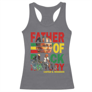 Carter G Woodson Racerback Tank Top Father Of Black History Month TS11 Charcoal Print Your Wear