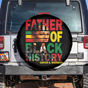 Carter G Woodson Spare Tire Cover Father Of Black History Month TS11 No hole Black Print Your Wear