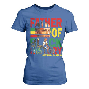Carter G Woodson T Shirt For Women Father Of Black History Month TS11 Royal Blue Print Your Wear