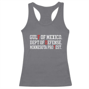 Gulf Of Mexico Dept Of Defense Minnesota Racerback Tank Top Funny Political American Pride TS11 Charcoal Print Your Wear