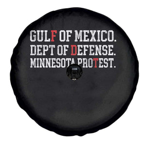 Gulf Of Mexico Dept Of Defense Minnesota Spare Tire Cover Funny Political American Pride TS11 Print Your Wear