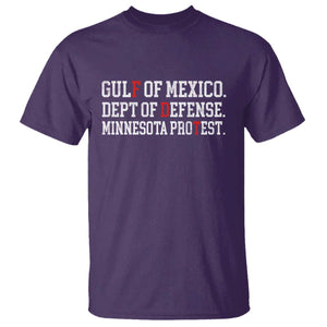 Gulf Of Mexico Dept Of Defense Minnesota T Shirt Funny Political American Pride TS11 Purple Print Your Wear
