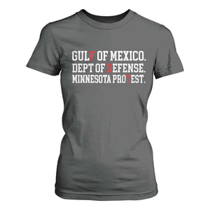 Gulf Of Mexico Dept Of Defense Minnesota T Shirt For Women Funny Political American Pride TS11 Dark Heather Print Your Wear