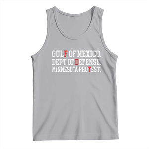 Gulf Of Mexico Dept Of Defense Minnesota Tank Top Funny Political American Pride TS11 Athletic Heather Print Your Wear