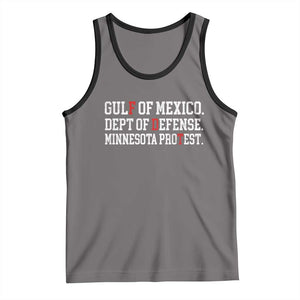 Gulf Of Mexico Dept Of Defense Minnesota Tank Top Funny Political American Pride TS11 Deep Heather Black Print Your Wear